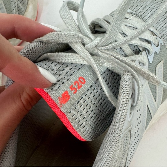 New Balance 520 Gray Athletic Running Workout Sneakers Shoes - Picture 5 of 8